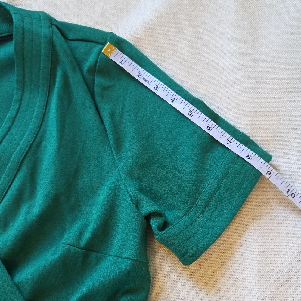 Boden Green Wrap Midi Dress - Size 10 - Picture 10 of 13